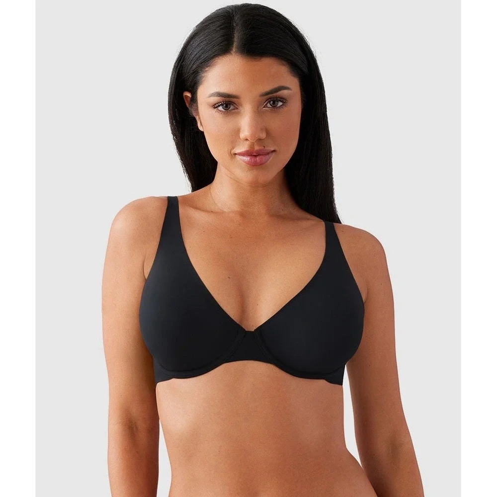 Wacoal Better Than Braless Underwire Bra 34D Black Style 855316 Full Coverage